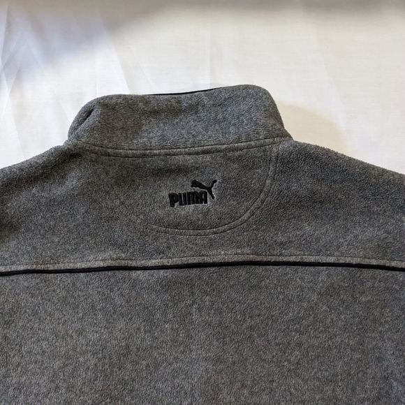 Puma zippered fleece sweater vest men's XL Chicago Blackhawks logo - Picture 6 of 7
